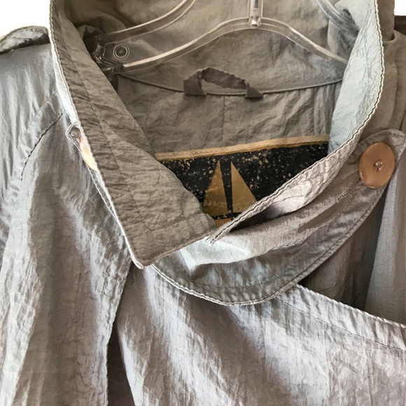 VINTAGE HILARY RADLEY STUDIO TRENCH COAT SIZE 8 - Picture 5 of 7